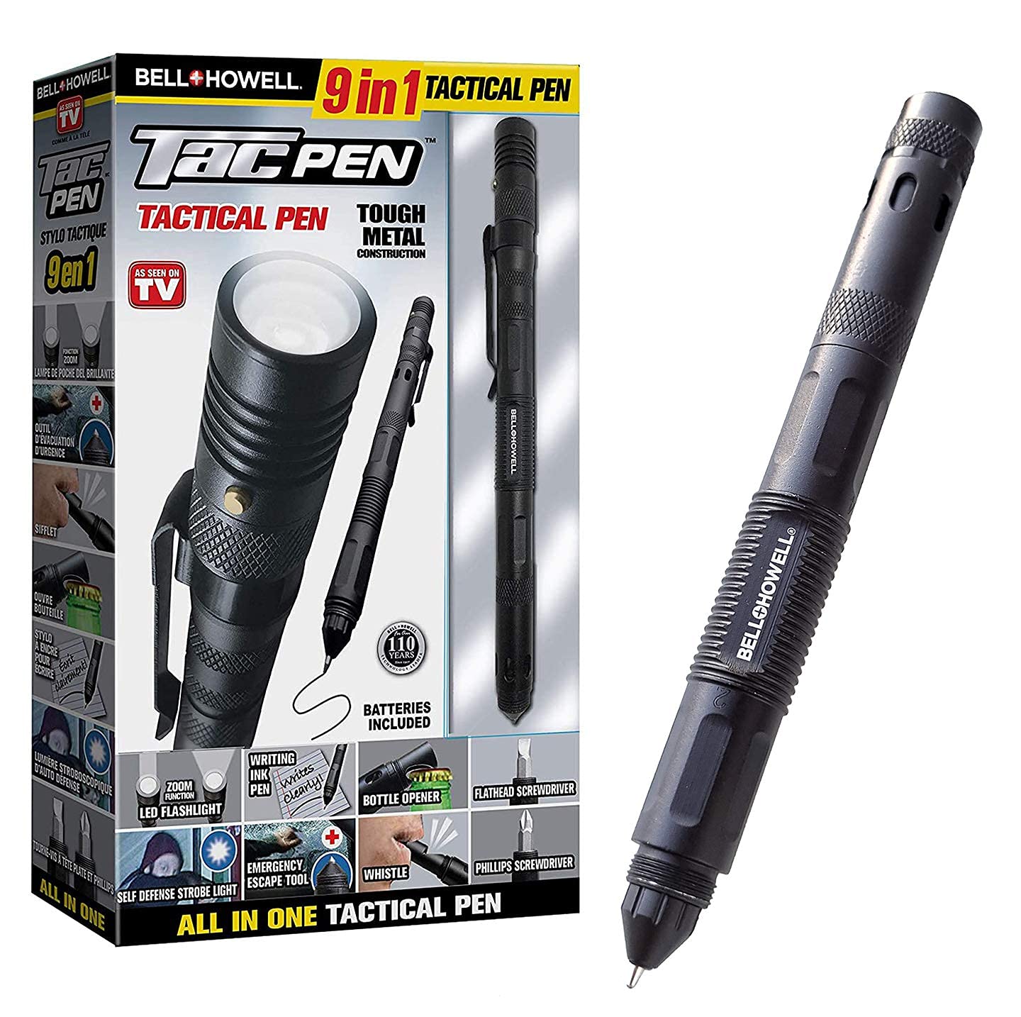 BELL+HOWELL タクティカルペン1757 Amazon.co.jp: Bell+Howell Tac Pen - マルチツール - アルミニウム